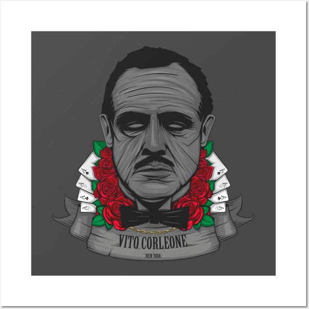 Vito Corleone Wall Art by Vladimir_Vakho